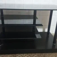 میز تلویزیونی شیشه ای وMDF