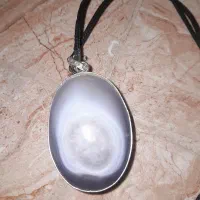 گردنبد نقره عقیق سلیمانی باباقوری