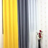 پرده آماده پانچ مناسب عروس|پرده، رانر، رومیزی|تهران, هرندی|دیوار