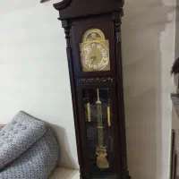 ساعت ایستاده  چوب گردو