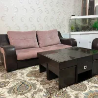 مبلمان ۷ نفره همراه با جلو مبلی و عسلی