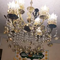 برنز لوستر بوفه ساعت