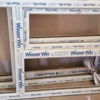 دو عدد پنجره دو جداره upvc نو|مصالح و تجهیزات ساختمان|تایباد, |دیوار