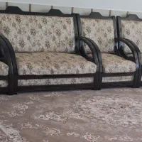 مبل هشت نفره سالم به همراه سه میز عسلی