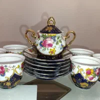 سرویس چایخوری طلا کوب اصل کشور چک