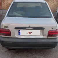یک دستگاه خودروی سواری پراید نقرهای سالم به فروش