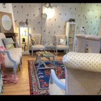 مبل نیمه سلطنتی یا استیل با میز ناهارخوری|مبلمان خانگی و میز عسلی|بجنورد, |دیوار