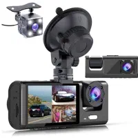 دوربین ثبت وقایع ۳ لنز مموری خور full hd