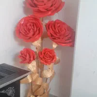 گل مصنوعی پنج شاخه (بزرگ)