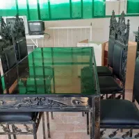 میز ناهارخوری ۶ نفره فرفورژه