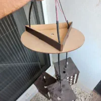 لوستر چوبی تمییز|لوستر و چراغ آویز|اصفهان, پوریای ولی|دیوار