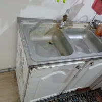 ظرفشویی با شیر احرم آب چکان یک جا|آبچکان و نظمدهنده ظروف|پارسآباد, |دیوار