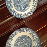 6 عدد بشقات آنتیک انگلیسی