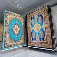 فرش مسیحا ۱۵۰۰شانه تراکم ۴۵۰۰ نقش یاقوت آبی