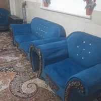 فروش مبل ۹ نفره کار کرده|مبلمان خانگی و میز عسلی|قم, شهرک امام حسین|دیوار