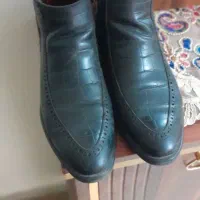 نیم بوت چرم طبیعی برند کاوانی|کیف، کفش، کمربند|پرند, فاز ۶|دیوار