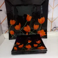 میوه خوری چهارگوش طرح دار