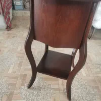 میز تلفن رنگ فندقی قیمت 1میلیون