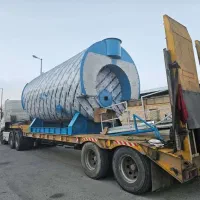 دیگ بخار صنعتی جهت تغذیه مبدل‌ها و تانک‌های لبنیات