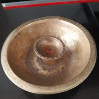 کاسه شفا برنجی قدیمی