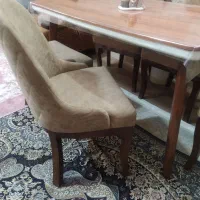 میز نهارخوری چوب راش|میز و صندلی غذاخوری|زاهدان, |دیوار