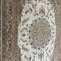 فرش ماشینی ۱۲ متری ۳ در ۴ زمینه روشن و ۴متری|فرش|زنجان, |دیوار