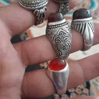 انگشتر نقره یمنی کهنه|کلکسیون اشیاء عتیقه|بیرجند, |دیوار