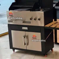 باربیکیو نما استیل طرح جدید