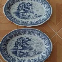 دوعدد دیس عتیقه کاردست نو