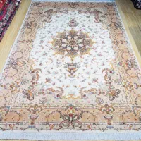فرش ۶ متری ۵۰ رج تبریز کرم