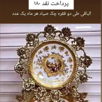 چراغ لاله پایه برنز جفتی ،برنجی|صنایع دستی و سایر لوازم تزئینی|اردبیل, |دیوار