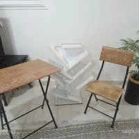 میز تحریر تاشو به همراه کتاب خانه