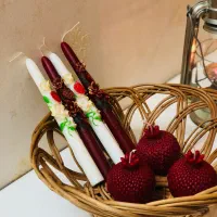 شمع طرح انار