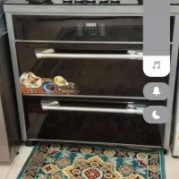 گاز ۵شعله صحفه شیشه‌ای