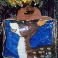 *پتوی گلبافت خارجی نو.کریر دلیجان ۳ کاره مناسب*