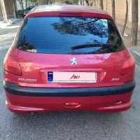 پژو ۲۰۶ تیپ ۳ قرمز استثنایی کم کار سالم مشابه نو|خودرو سواری و وانت|تهران, نیروی هوایی (پیروزی)|دیوار
