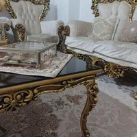 مبل کلاسیک چوب راش بدنه و تاج سالم بدون ایراد|مبلمان خانگی و میز عسلی|اسلام‌شهر, باغ فیض|دیوار