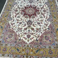 فرش دستباف گل ابریشم طرح تقی زاده ۱۷۵ تومن|فرش|مشکیندشت, |دیوار