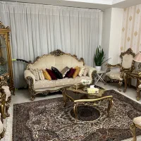 فروش مبلمان پارچه ترک چوب راش همراه باناهارخوری