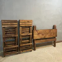 تاشو چهار نفره چوبی|میز و صندلی غذاخوری|مشهد, توس (بلوار توس)|دیوار