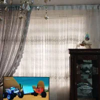 پرده همراه با والون|پرده، رانر، رومیزی|فردیس, شهرک شهید حسینی|دیوار