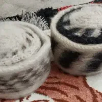 جوراب پاپوش پشمی|لباس|فلاورجان, |دیوار