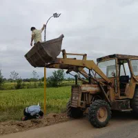 فروش بیل بکهو جفت دفرانسیل مدل ۷۵.در حد