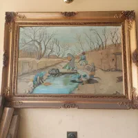 حراج تعدادی تابلو قاب عکس نقاشی وخاتم کوبلن