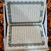 قرآن عروس سفید عطری با ترجمه و دفتر رویداد زندگی|کتاب و مجله مذهبی|یزد, |دیوار