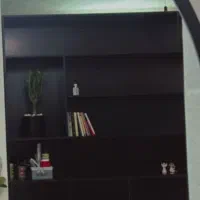 قفسه تمام ام دی اف مشکی