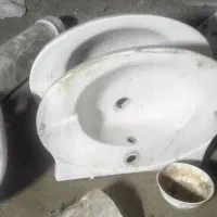 دستشور سنگ سطل پایه چرخ دار زیر یخچالی شومینه
