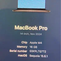 MacBook Pro M4 (2024)|رایانه همراه|تهران, آبشار تهران (دریاچه)|دیوار