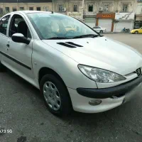 پژو ۲۰۶ وی۸ مدل ۹۹ سفید بیرنگ درحد صفر