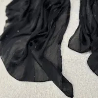 شال حریر دیپلمات مزونی نگینی(روسری دل‌آرا)